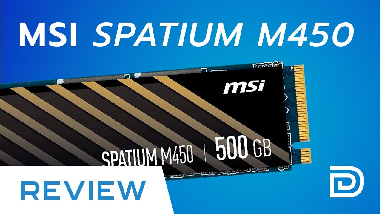 MSI Spatium M450 NVMe M 2 SSD Review