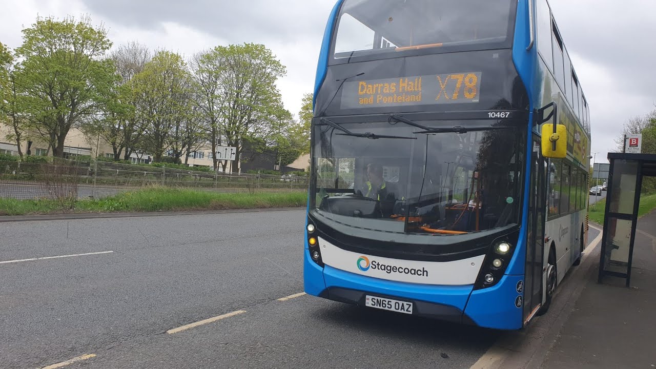 Deafening: 10467/SN65 OAZ Stagecoach Northeast Adl Enviro 400 MMC on the X78