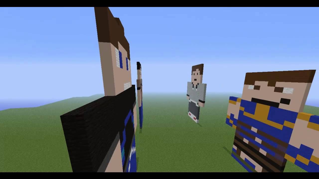 Minecraft Pixel Arts for ZnakaBG Bossaide PeterBestBG and FritezBG