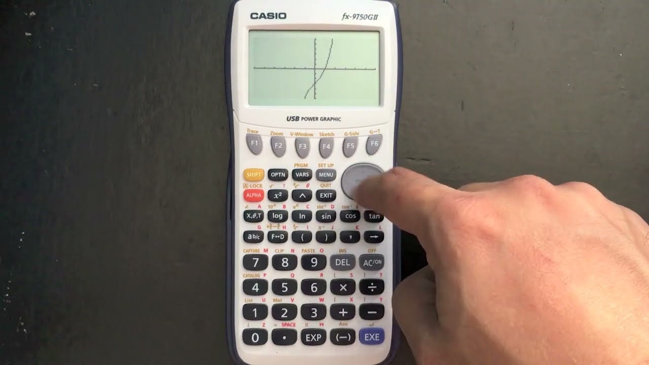 Como graficar con la Calculadora fx-9750GII Tutorial Basico
