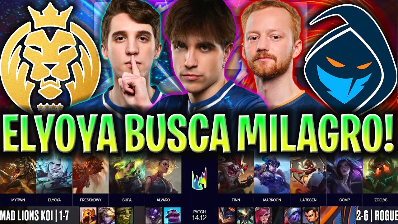 ELYOYA EN BUSCA DEL MILAGRO CON MADKOI! | MDK vs RGE RESUMEN LEC VERANO 2024 LVP ESPAÑOL