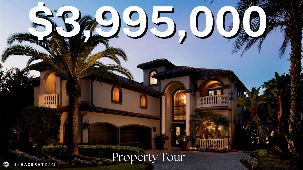 Touring my $4,000,000 Lakefront Listing in Windermere, FL!