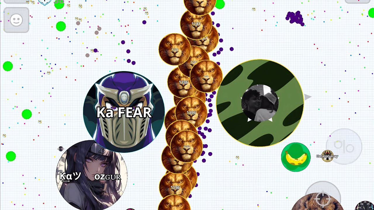 THE BEST DESTROYING CLAN (AGARIO MOBILE)