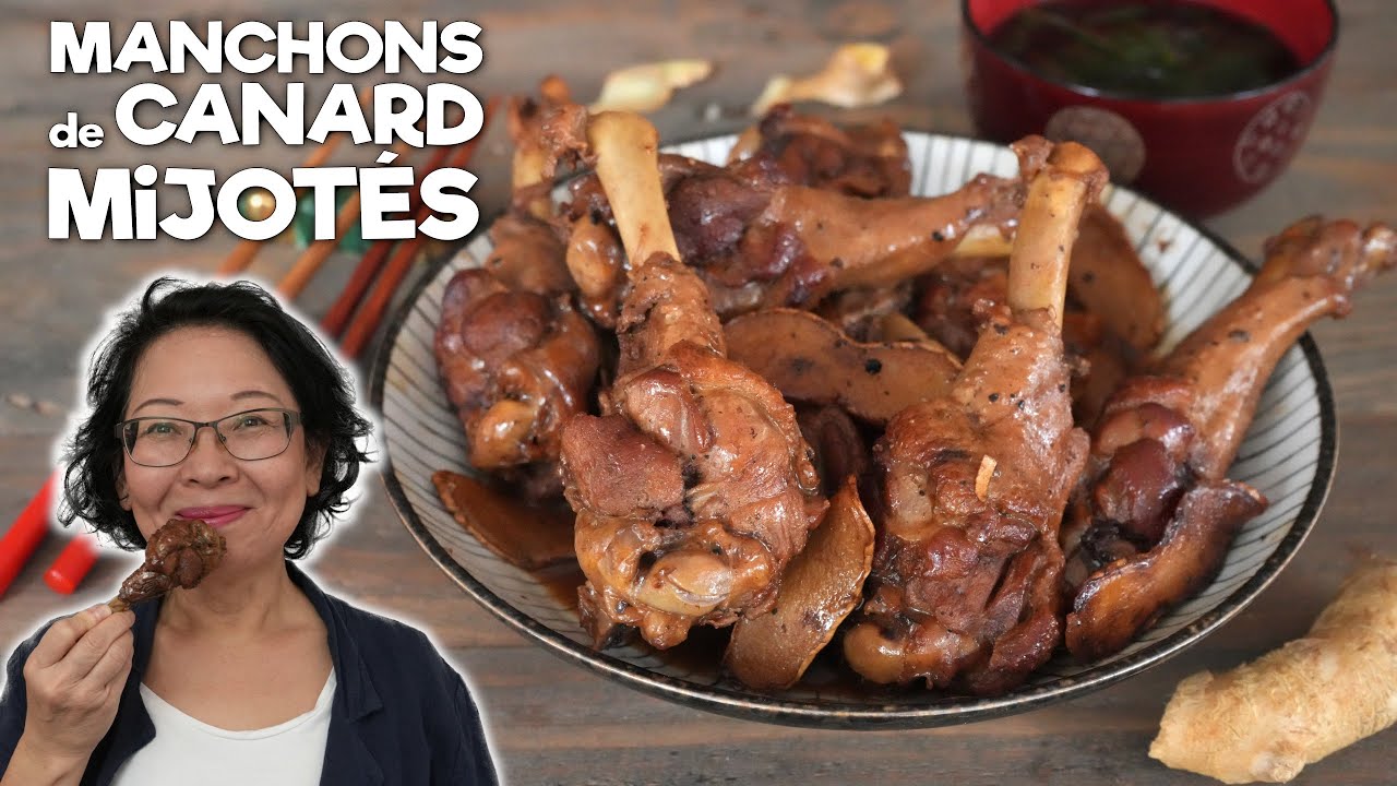 Manchon de Canard Mijotés à la Chinoise | Facile et riche en parfums | Bonus Soupe Miso aux Épinard