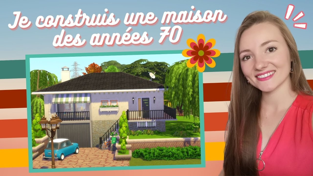 Je construis une maison des années 70 🤩| Les Sims 4