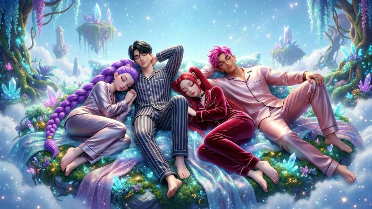💫 Release the Day & Drift to Sleep in 6 Minutes 🌌Rumi & Mira’s Calm Night Sounds | Kpop Demon Hunter
