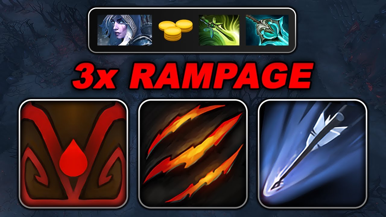 3x RAMPAGE DROWRANER with Fury Swipes + Thirst | Ability Draft
