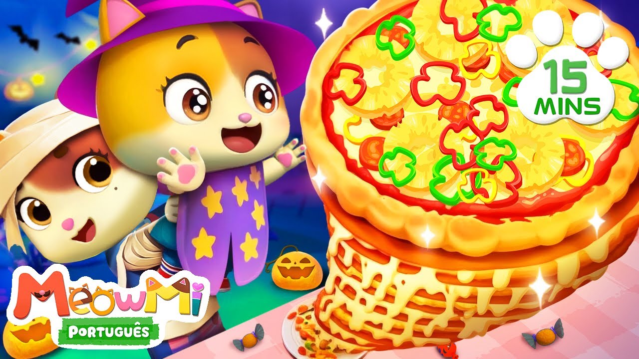 🐱 Show da Família Gato -Minha Pizza Especial🍕 | Músicas Infantis em Português | Compilação
