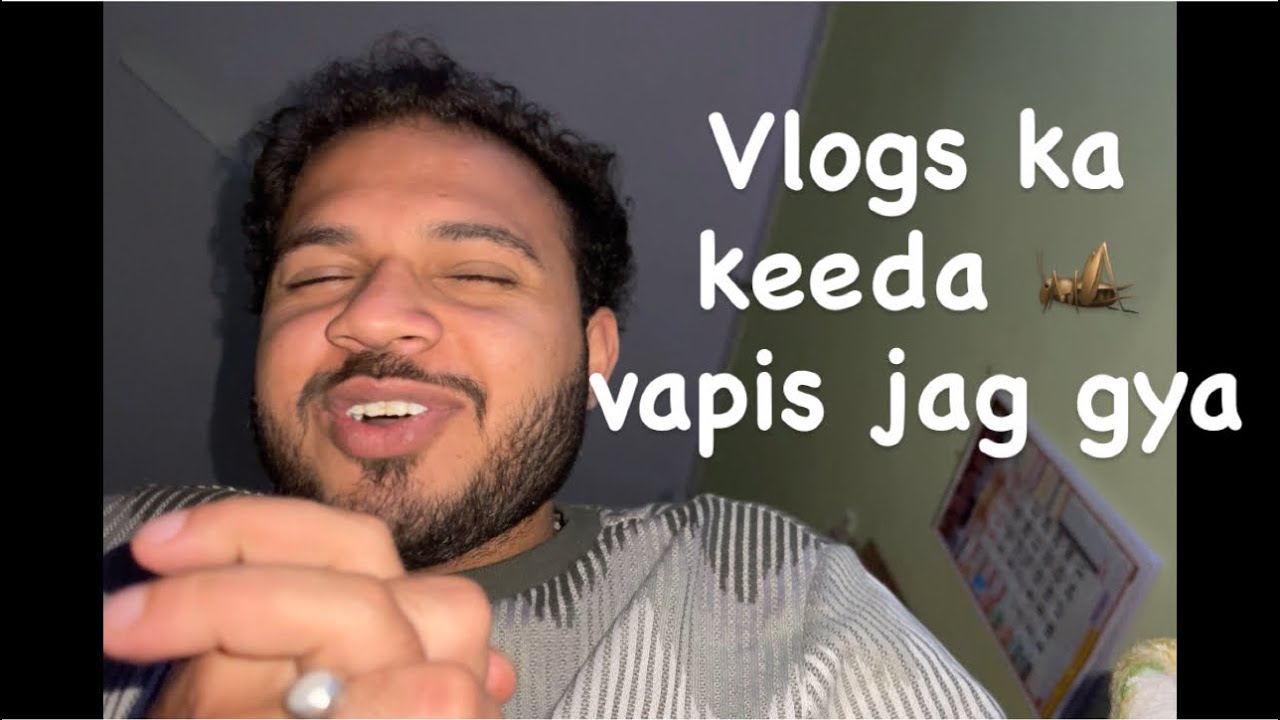 Vlogging ka keeda 🦗vapis aagya 