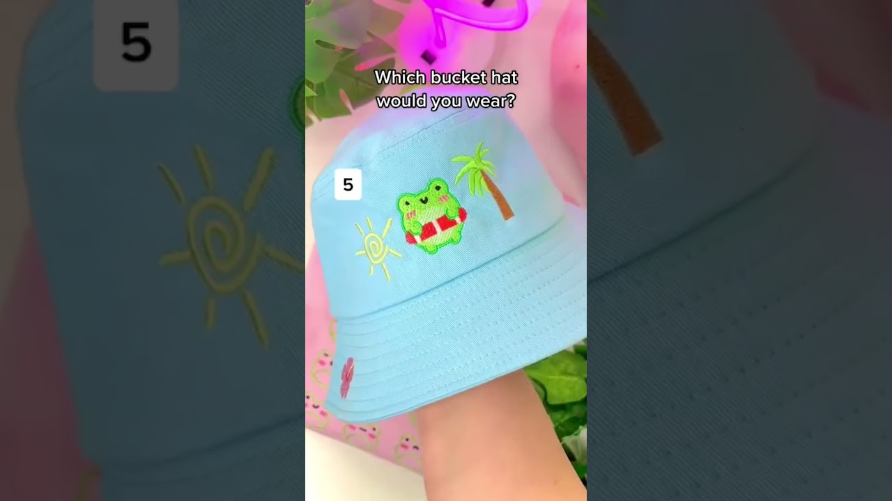 Bucket hat season is coming 🐸💚 #cute #smallbiz #kawaii #cuteart #froggy #frog #frogs #buckethat