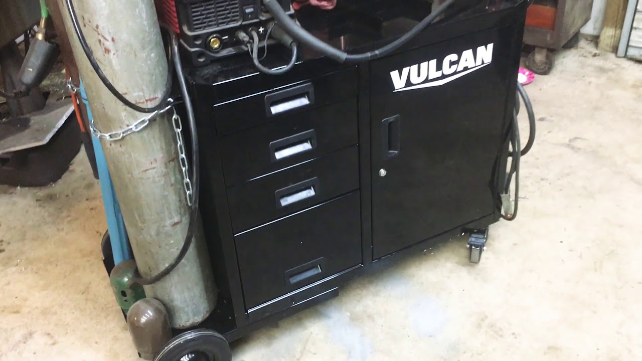 Harbor Freight welding cart review