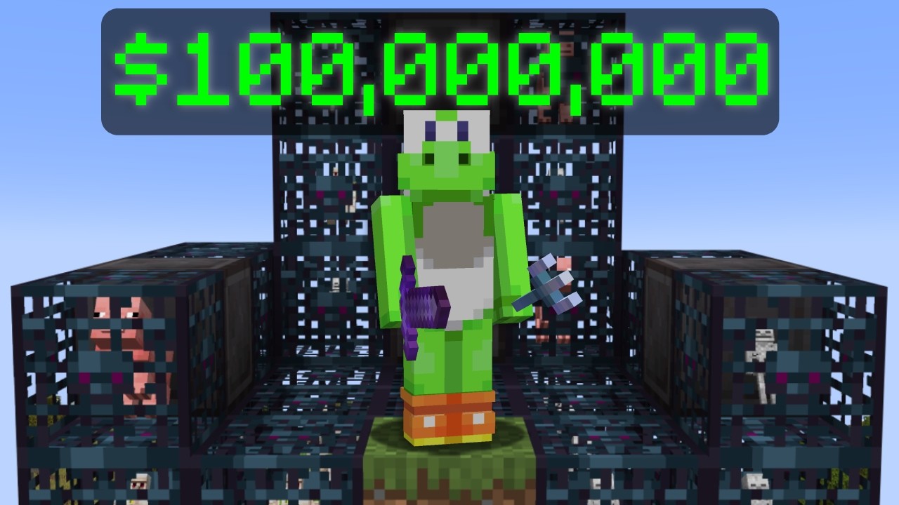 0 To 100M From A SINGLE BLOCK Part 2 (DonutSMP)