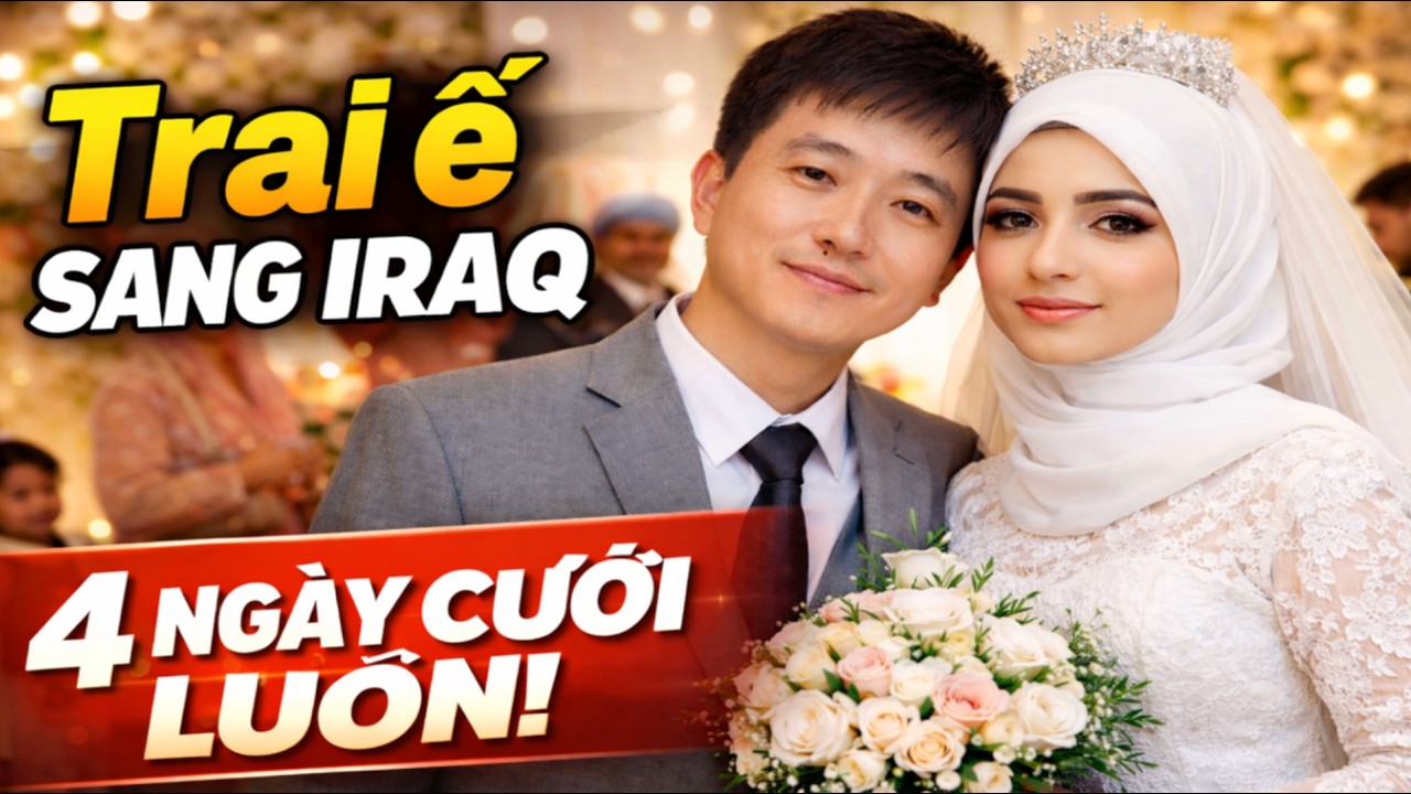 “Trai ế” sang Iraq tìm vợ, 4 ngày cưới luôn