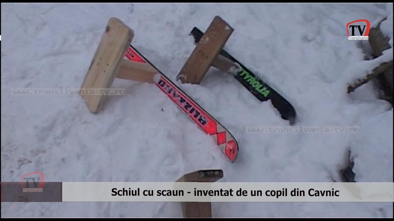 Schiul cu scaun - inventat de un copil din Cavnic