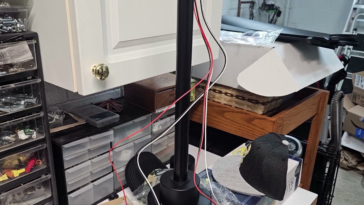 Install outdoor fan in metal gazebo