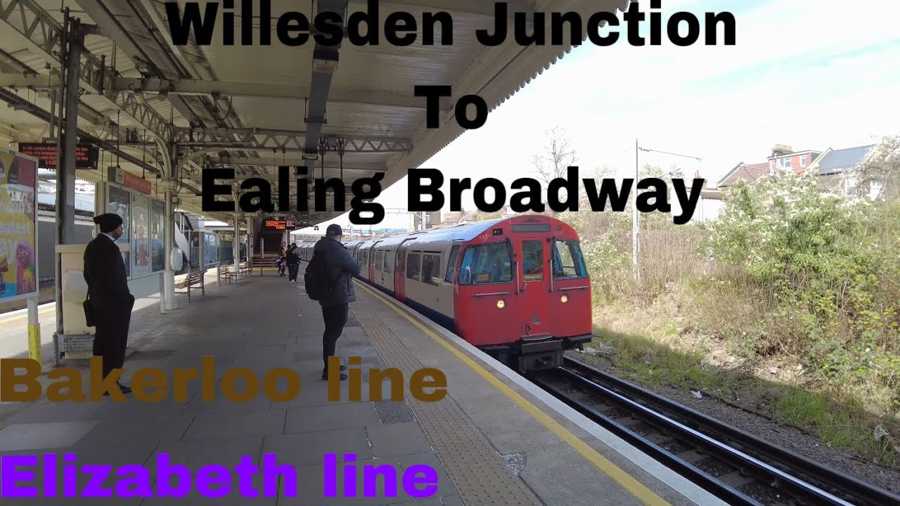 LONDON UNDERGROUND JOURNEY | Willesden Junction to Ealing Broadway via Paddington