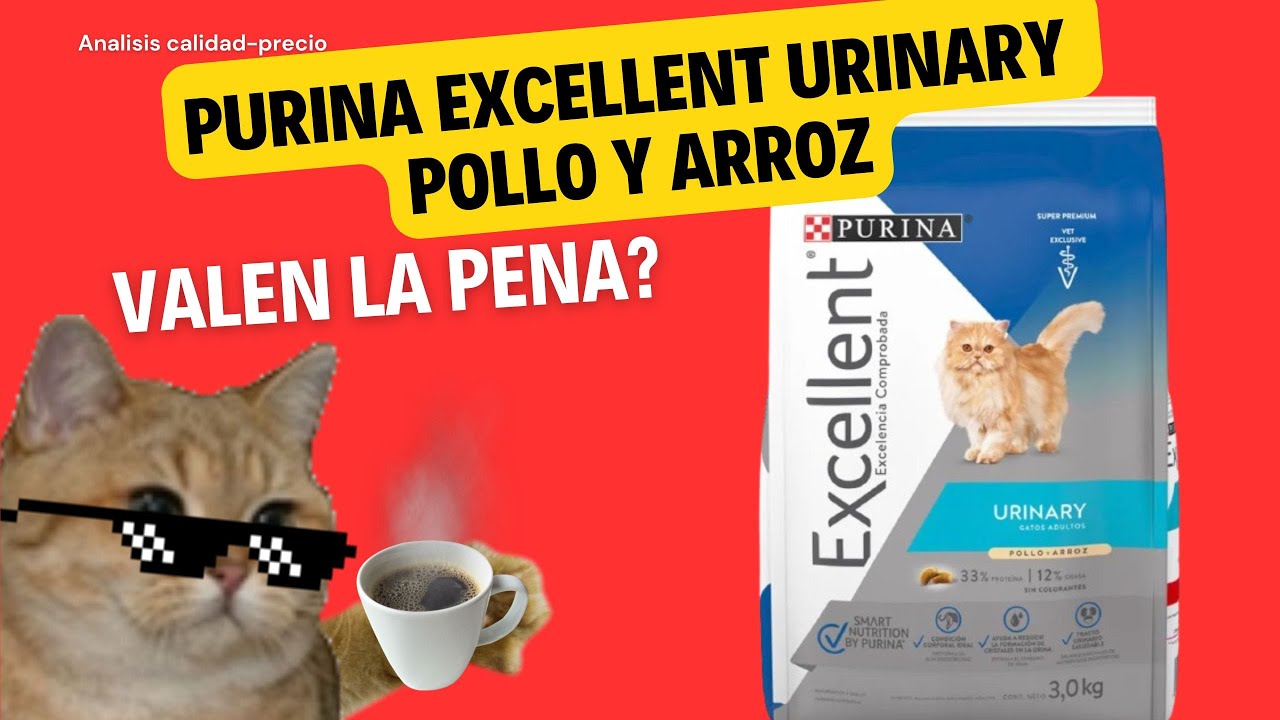 Análisis de alimento para Gato: PURINA EXCELLENT URINARY POLLO Y ARROZ