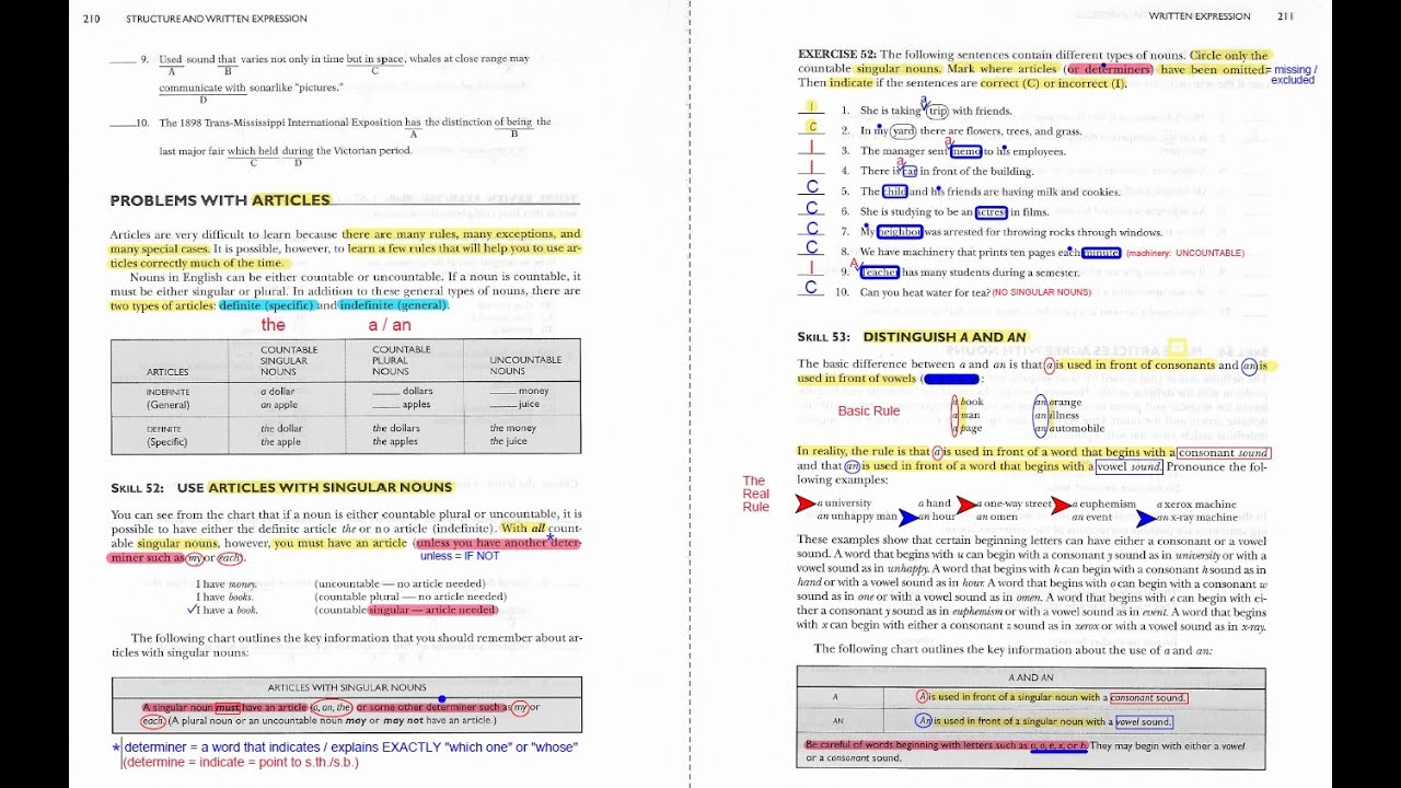 Written Expression Skill 52 [p.210-211]