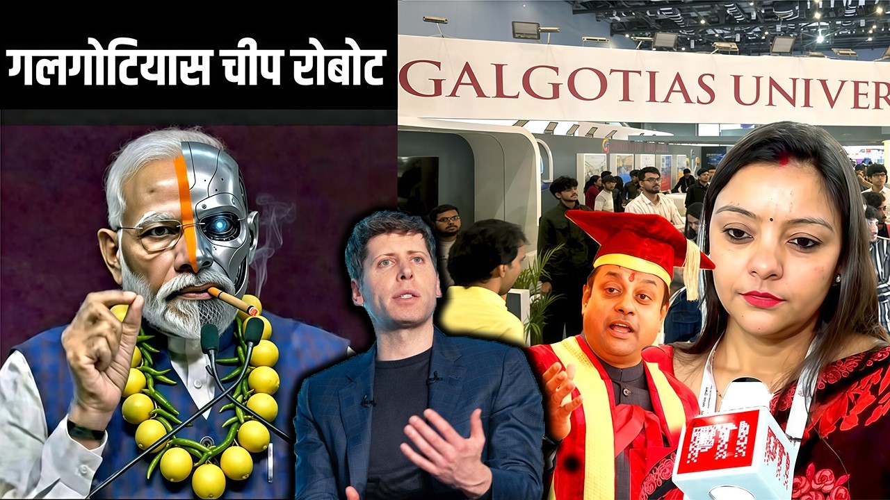 GALGOTIYA Ne Bharat Ko kiya International par Badnaam | India AI Summit 2026 | Modi | Ali Brothers