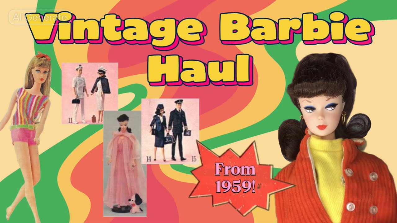 1960s-1980s Vintage Barbie Clothing & Doll Haul!