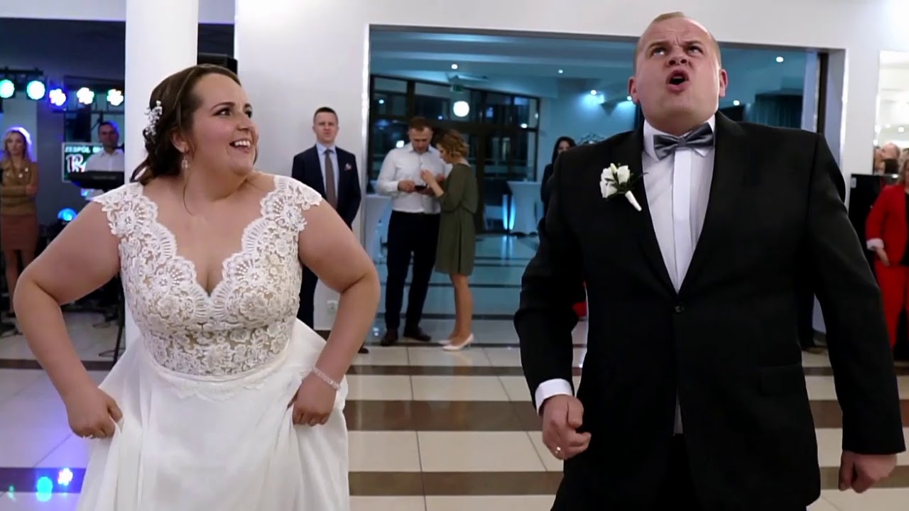 Śmieszny pierwszy taniec Moniki i Karola Kowalczyk