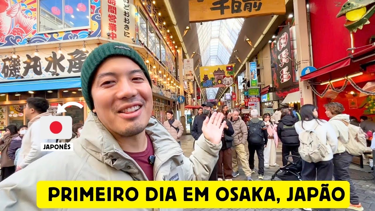 PRIMEIRO DIA EM OSAKA, JAPÃO