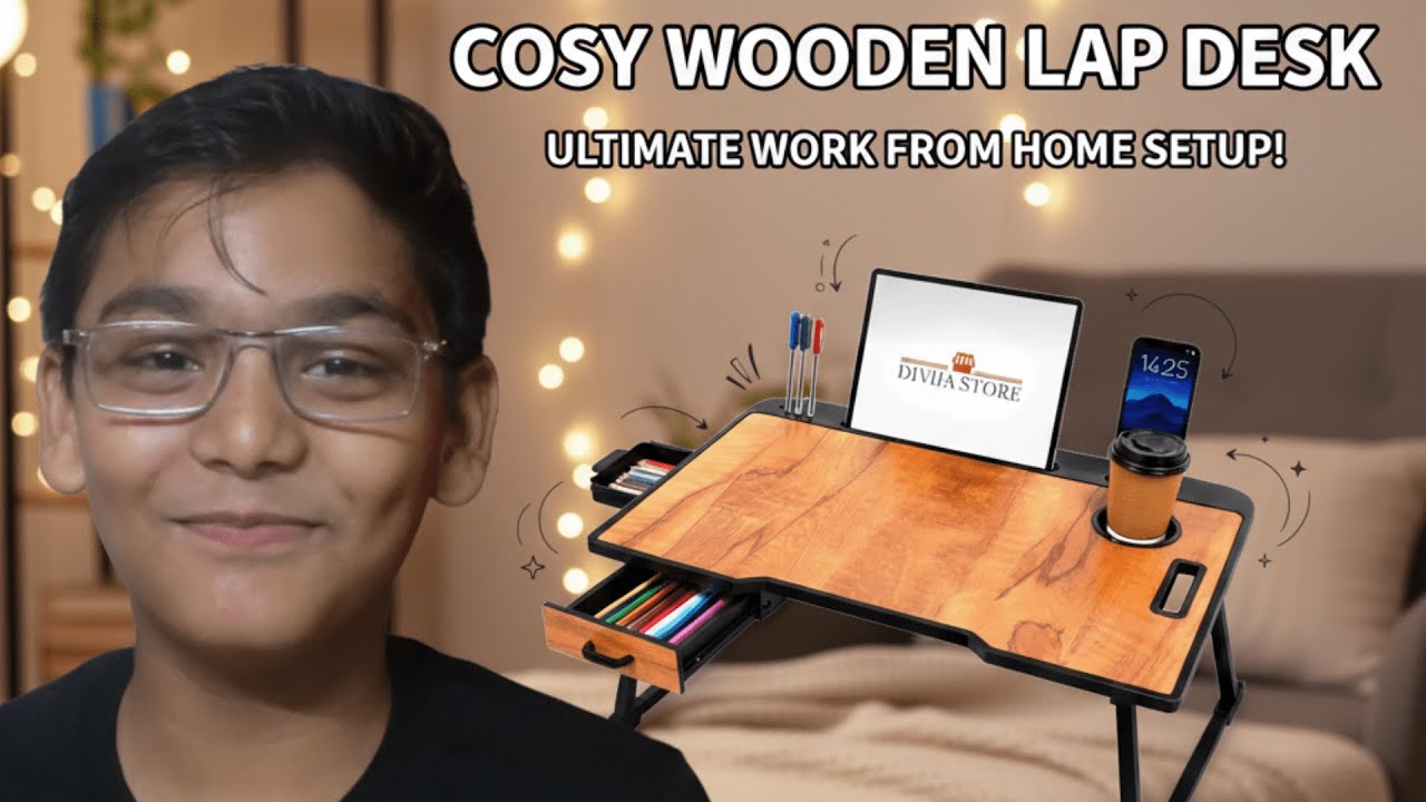 Cosy Wooden Lap Desk Review | Best Lap Desk for Home & Office Use