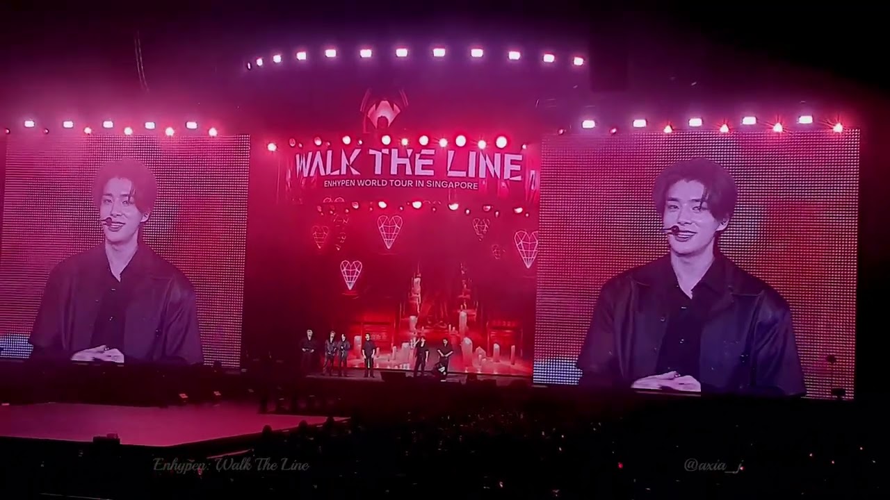 ENHYPEN: Walk The Line World Tour in Singapore Day 3 | 051025 | FANCAM