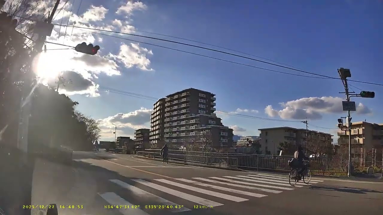 伊丹の昆陽池公園（昆陽池）を一周する動画