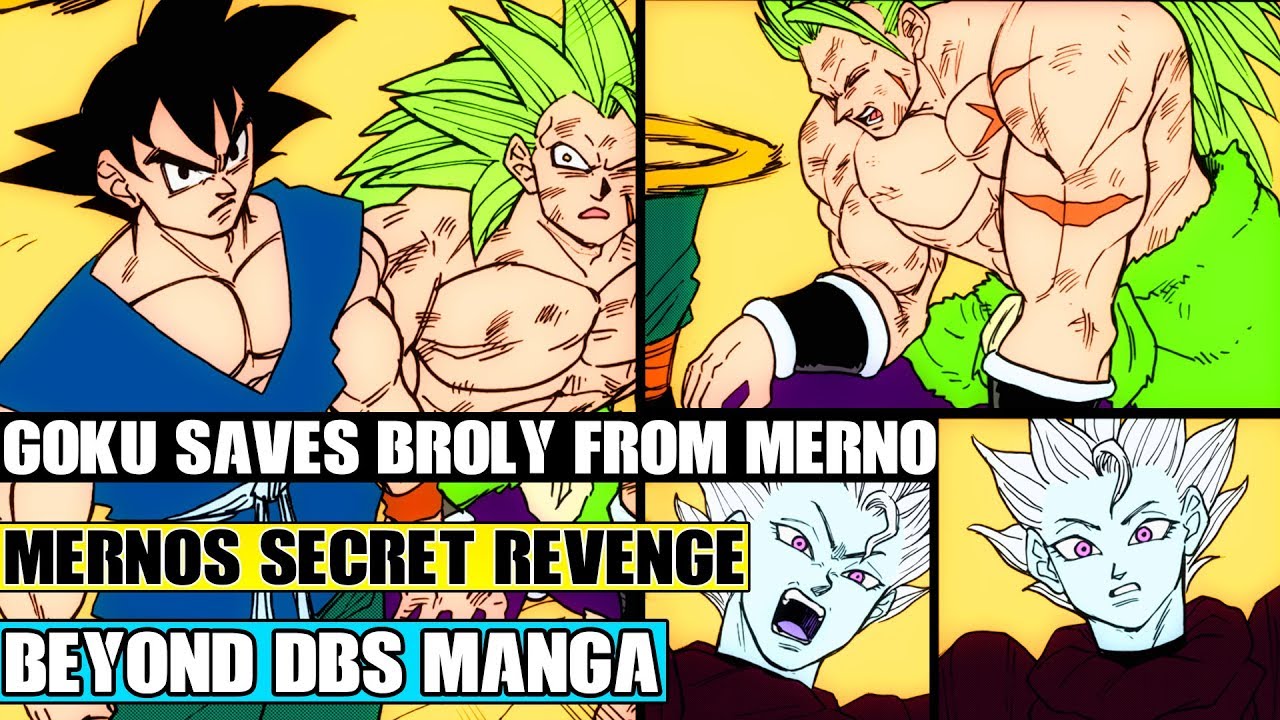 Beyond Dragon Ball Super: The New Angel Merno Reveals His Secrets! Goku Saves Broly From Merno!
