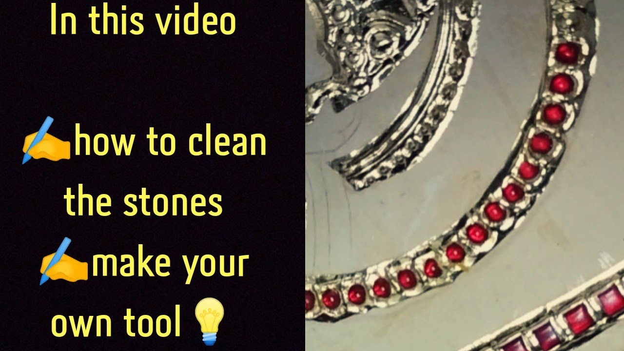 Tanjore Painting stone cleaning