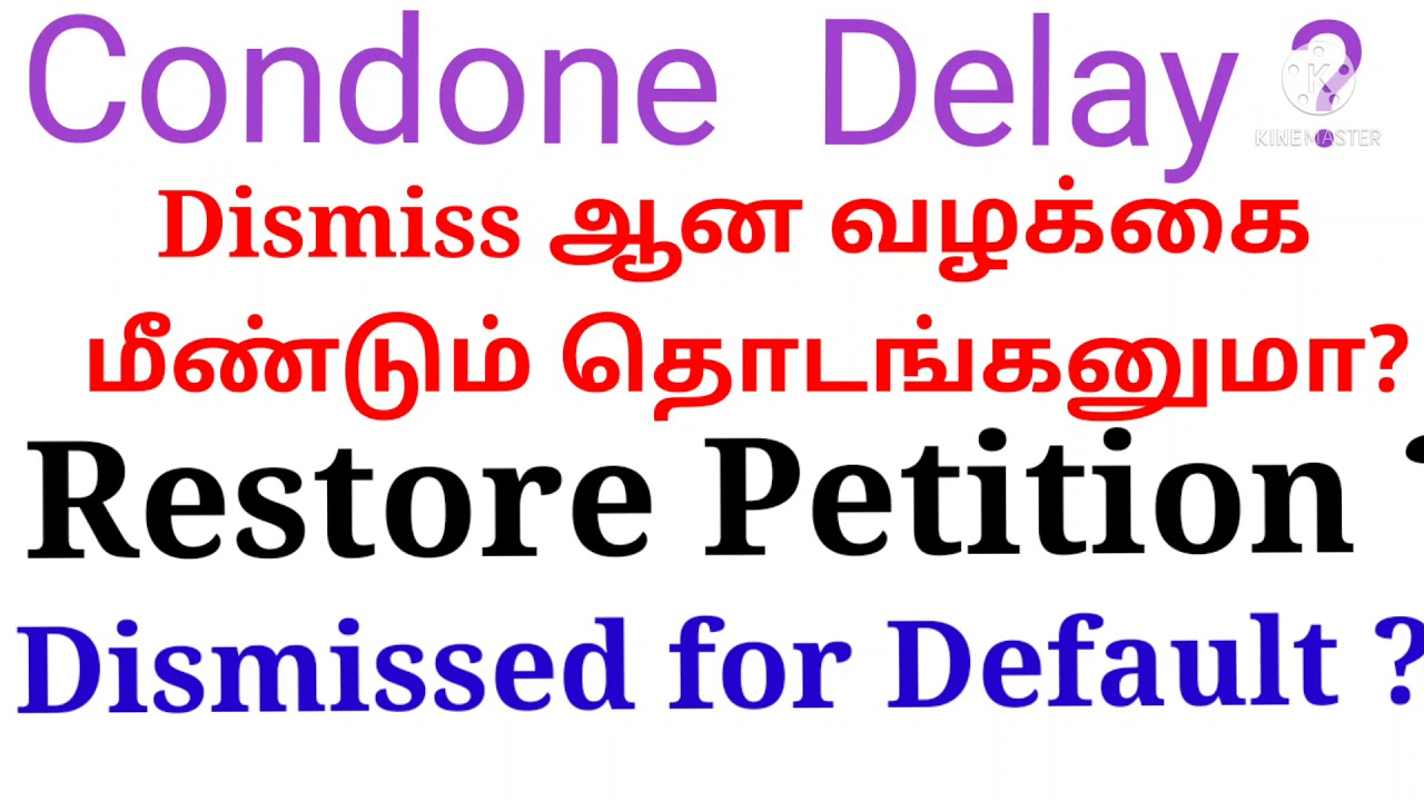 Restore Petition