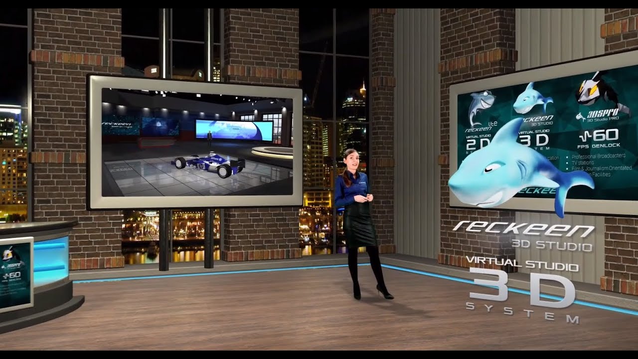 RECKEEN 3D Virtual Studio - Features: presentation
