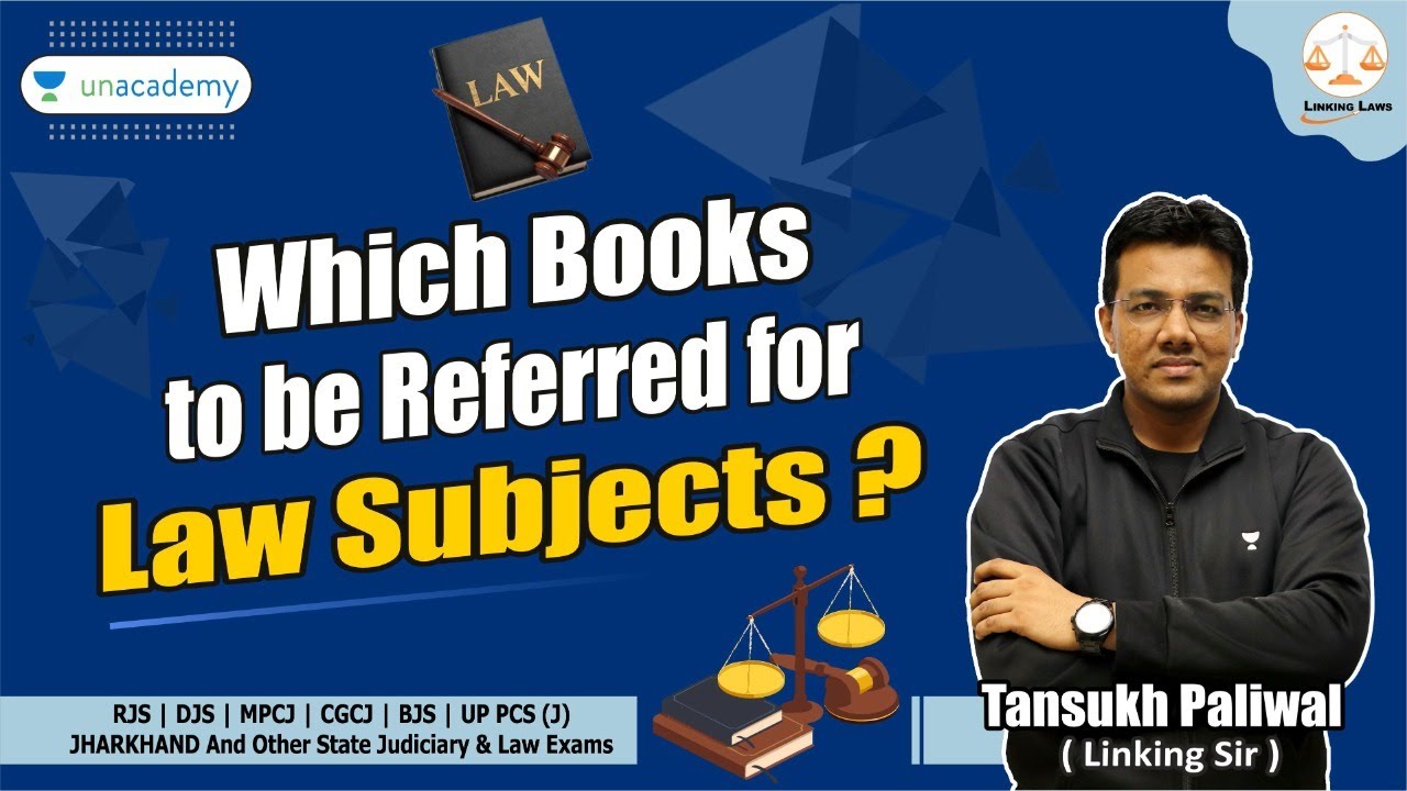 Which Books to be referred for LAW subjects ? | By Tansukh Paliwal