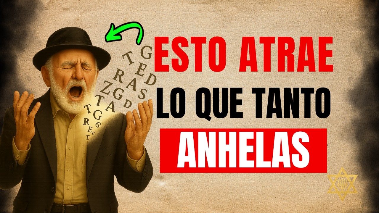 DESCUBRE la FRASE SECRETA milenaria de la Kabalá para RECIBIR lo que deseas – Sabiduría Judía.