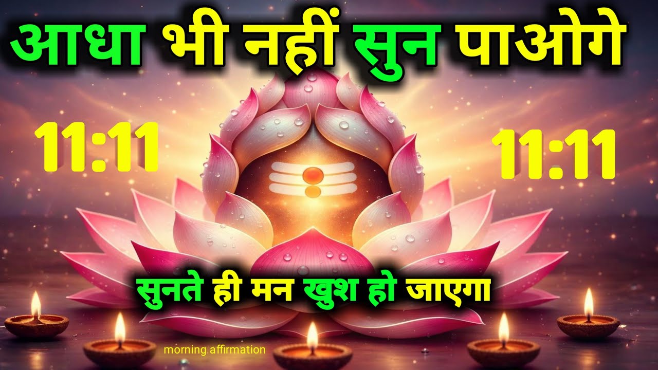 ब्रह्म मुहूर्त में उठते ही इसे सुनें | Daily Morning Affirmations | Shiv Energy Video 🔱