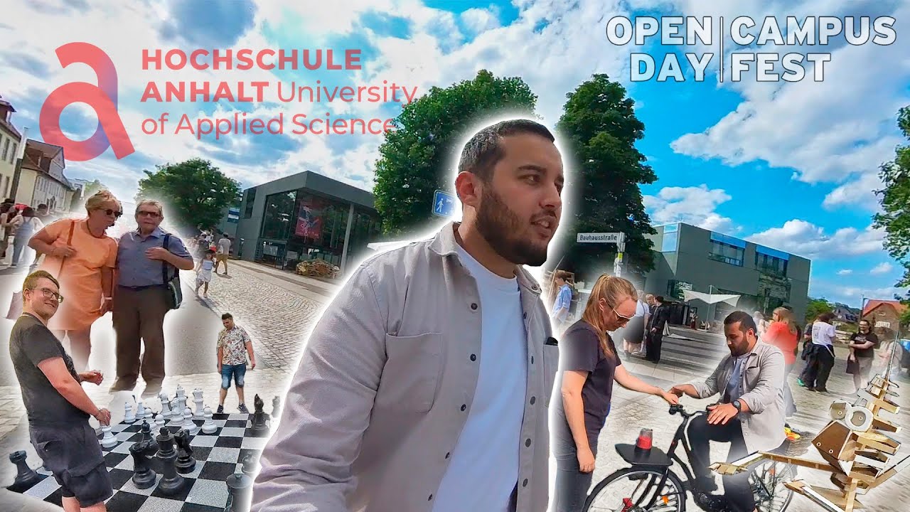 Universitetda CampusFest va Open Day / Germaniya / Hochschule Anhalt / Dessau