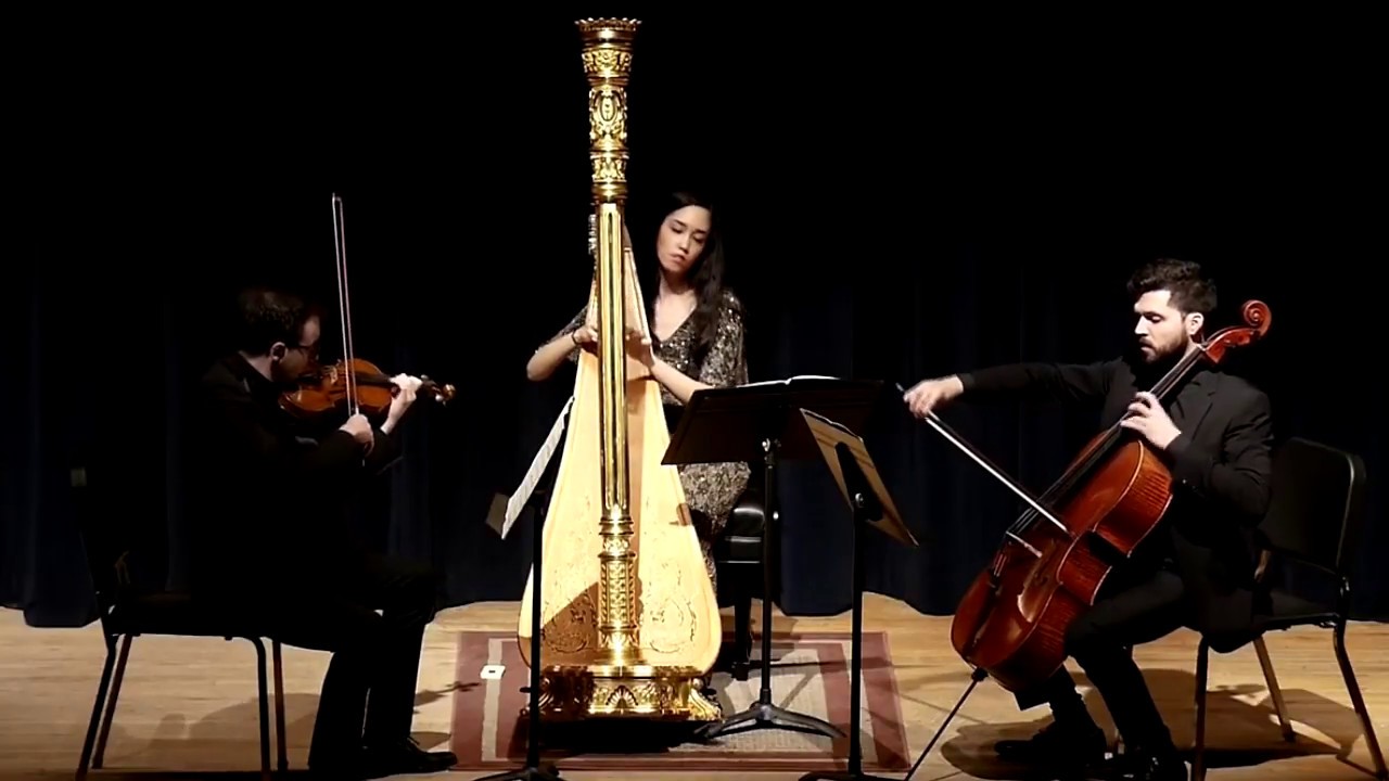 Jacques Ibert - Trio for Violin, Cello & Harp ( II. Andante Sostenuto )