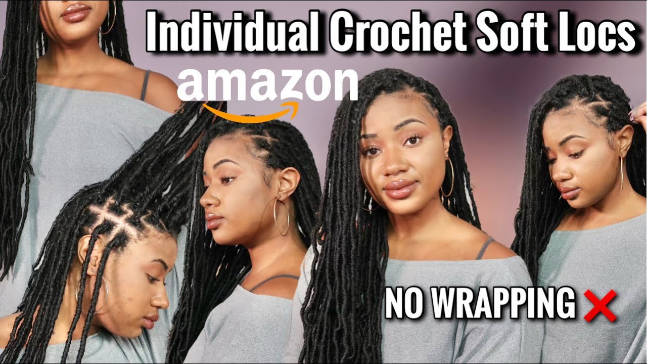 $35 SOFT LOCS!! | 24” Crochet Faux Locs Tutorial INDIVIDUAL | NO WRAPPING | *AMAZON MUST HAVE*