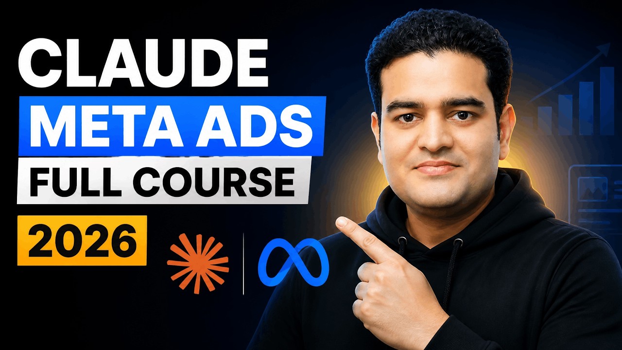 Claude Meta Ads full Course in Hindi | Meta Ads full Course with AI 2026 | #claudemetaads