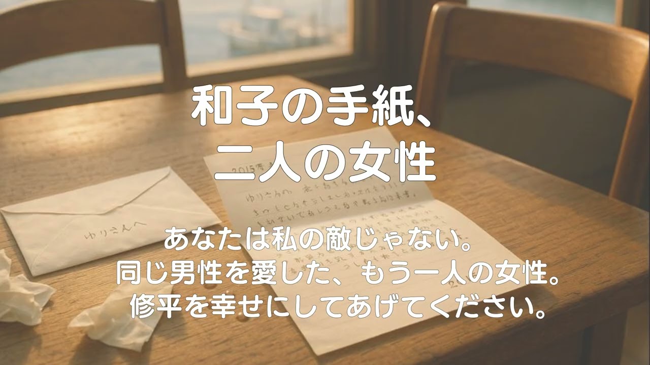 9話. 棚から落ちてきた私宛の手紙 — 修平を幸せにしてあげてください ｜ 五十路、ふたたび恋をして