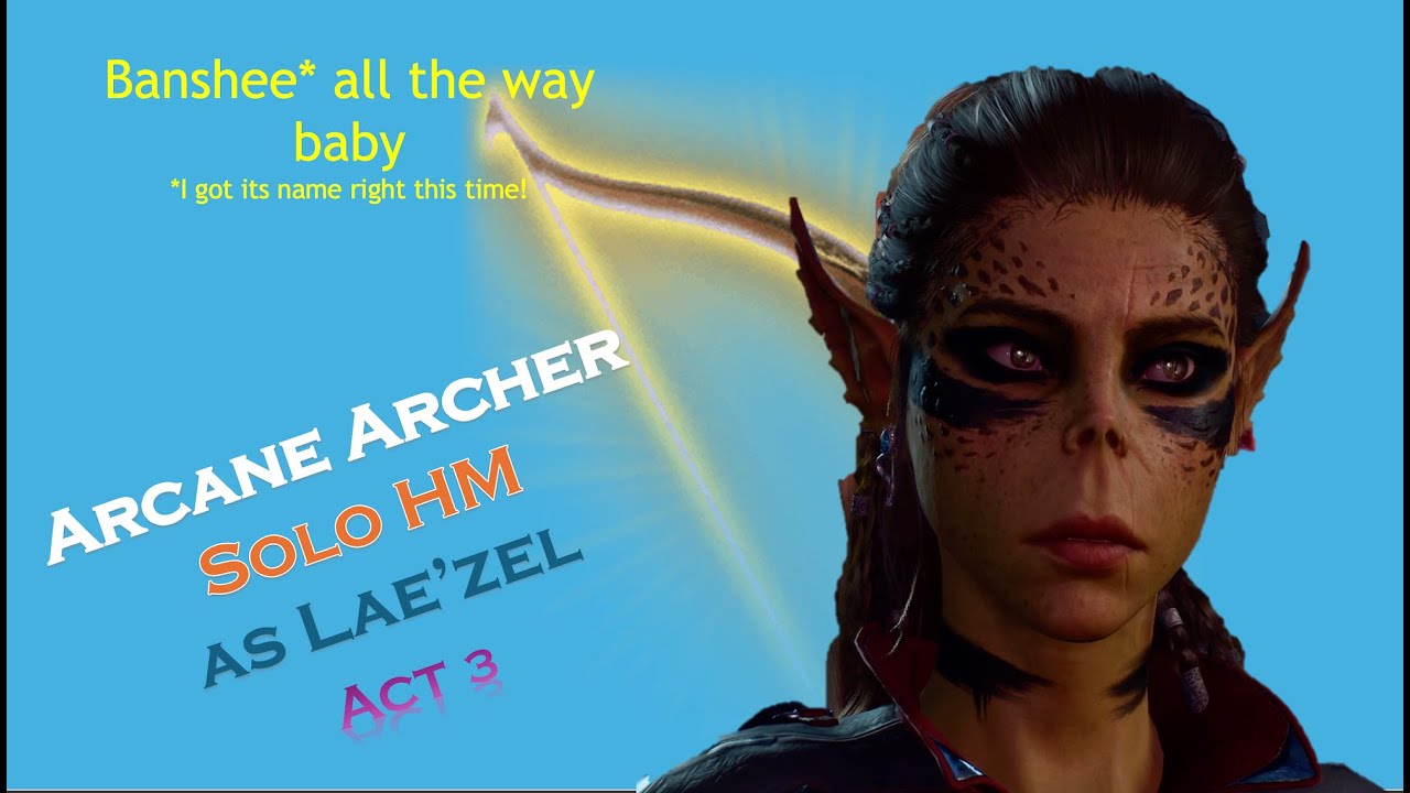 Arcane Archer Solo Act 3 HM as Lae'zel #bg3 #baldursgate3 #gaming #bg3addict