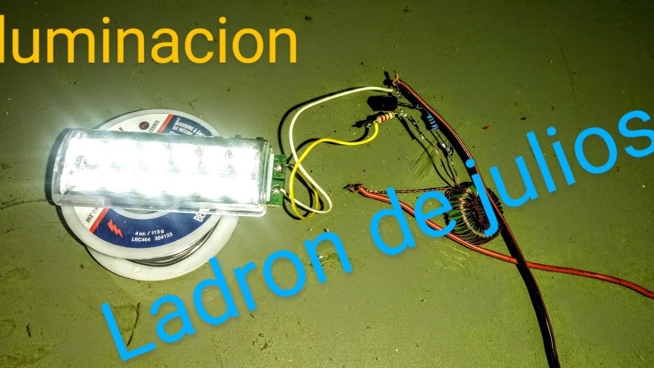 Iluminación facil y potente con ladron de julios
