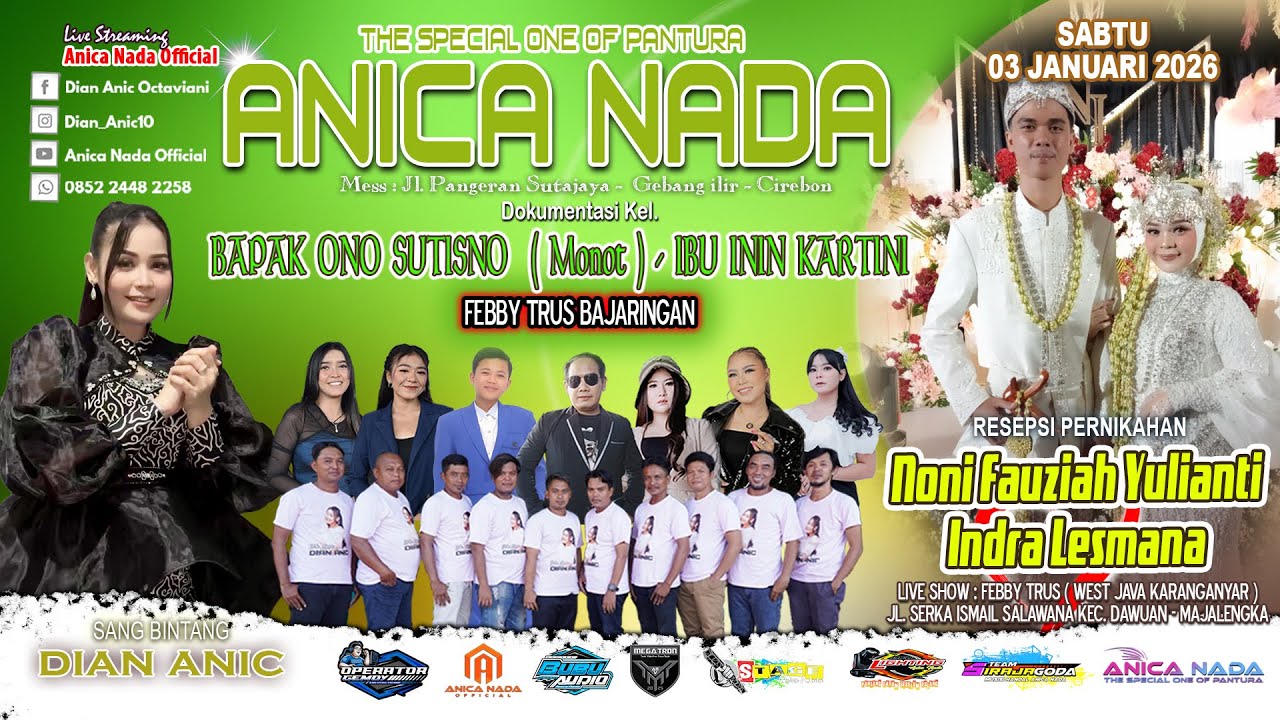🔴LIVE ANICA NADA ( DIAN ANIC ) | EDISI MALAM 03 JANUARI 2026 | SALAWANA | DAWUAN | MAJALENGKA