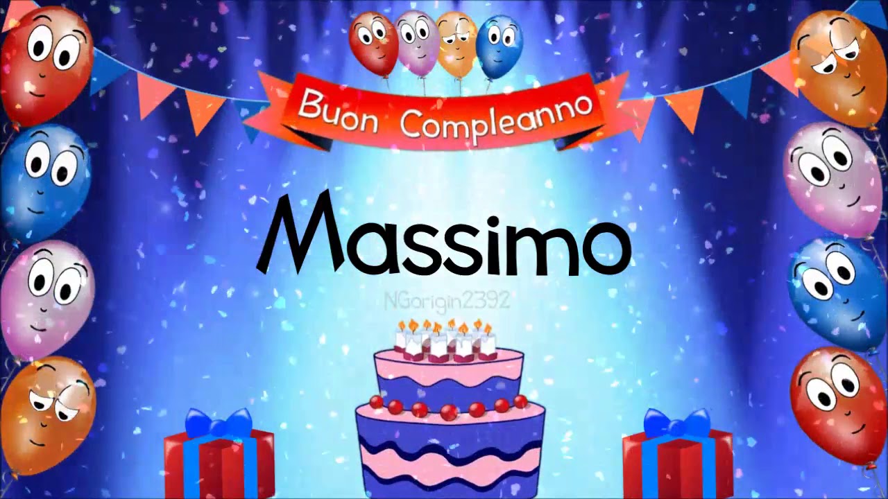 Tanti auguri di buon compleanno Massimo!