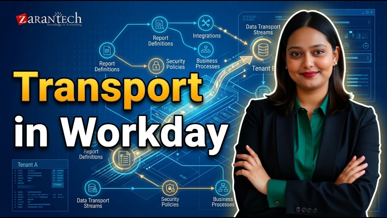 Workday in Transport | Workday Advance Studio Training | ZaranTech