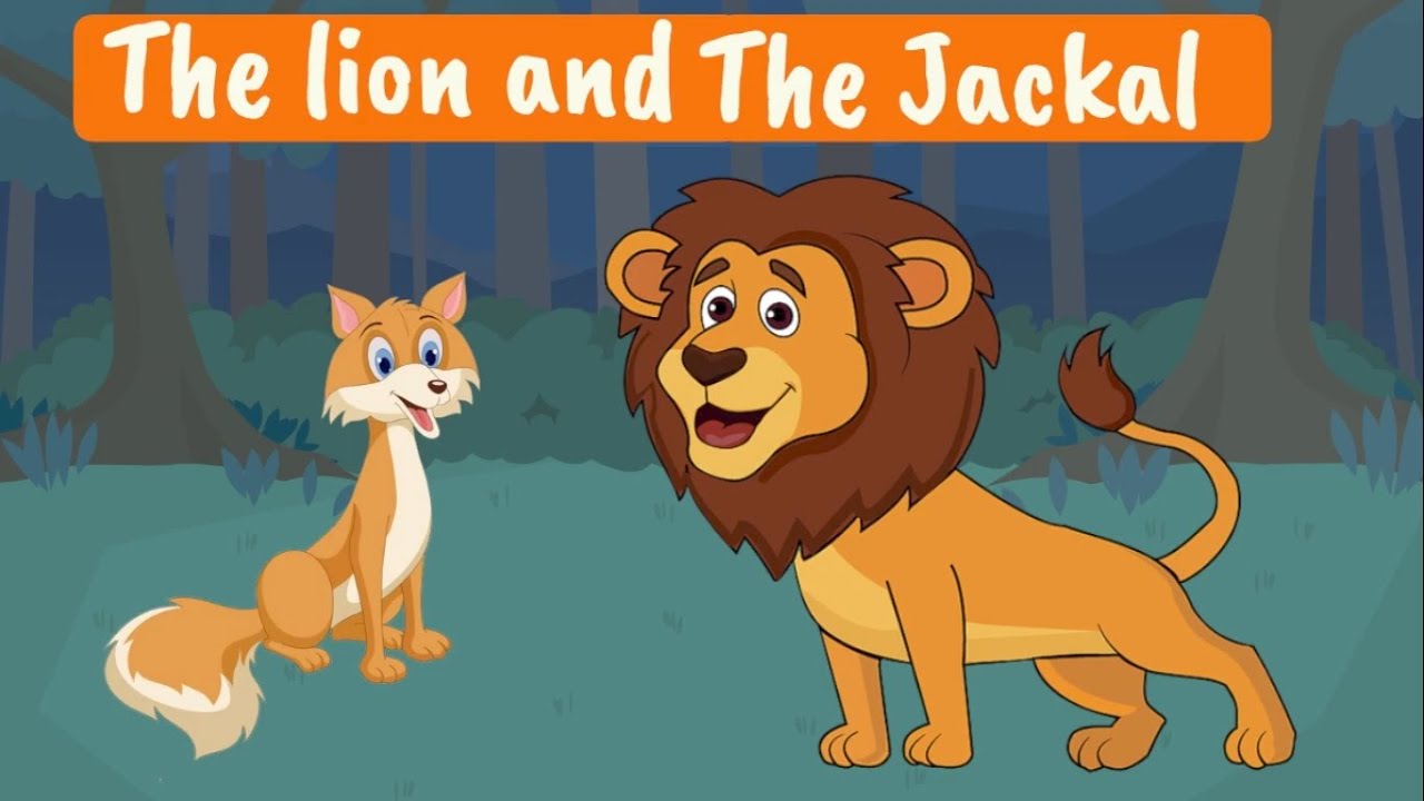 The lion and the jackal story | Moral story in English | Short story for kids story l Animals story