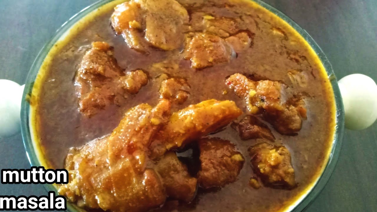 MUTTON MASALA CURRY| MUTTON MASALA GRAVY|RESTAURANT STYLE MUTTON CURRY| EASY MUTTON RECIPE