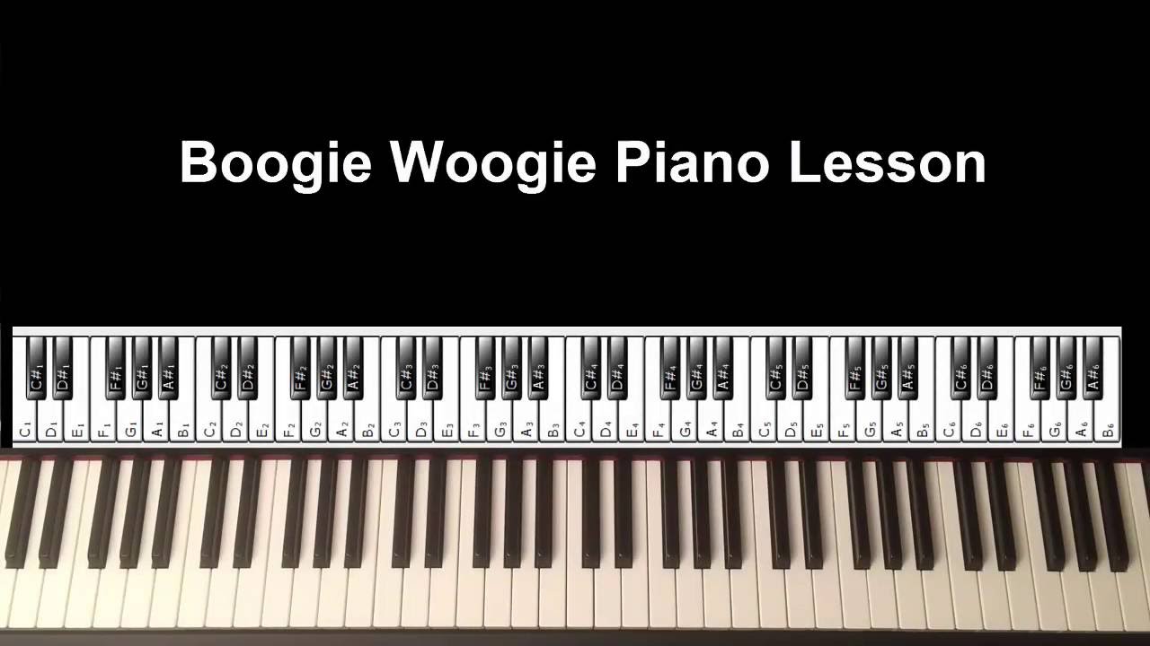 Boogie Woogie Piano Lesson