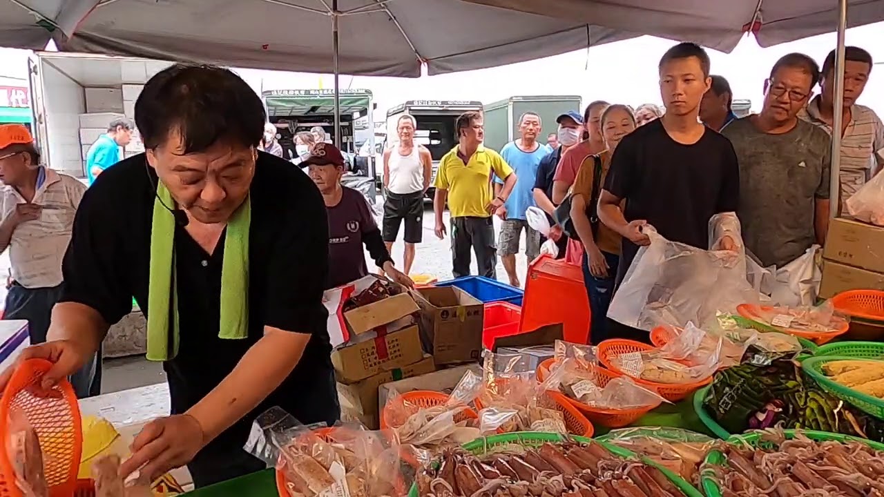 買氣突然冷下來，看看興爸怎麼突破-興爸客海鮮叫賣拍賣高雄蚵仔寮漁港141